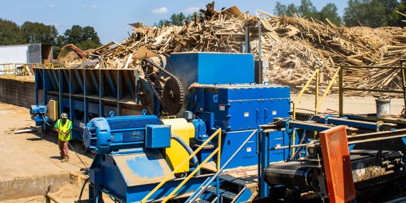 Construction Wood Waste in Lexington, North Carolina